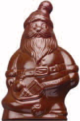 Cabrellon 153 mm Santa Claus Polycarbonate Chocolate Mould